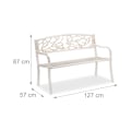 Miniatyrbillede 4 af 8: Havebænk i fugledesign