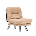 Miniatyrbillede 4 af 9: 1-sæders sovesofa Misa Small Solo - Creme