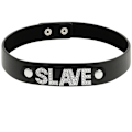 Miniatyrbillede 4 af 7: Coquette Chic Desire - Slave Vegan Læder Choker