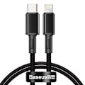 Pikkukuva 1 / 9: Kaapeli iPhonelle USB-C - Salamannopea lataus 20W 1m - musta