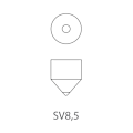 Pikkukuva 3 / 4: Auton polttimo 12V 5W SV8.5 11x38 kpl
