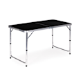 Miniatyrbillede 2 af 10: Turistbord foldbart campingbord sort plade 120 x 60 cm