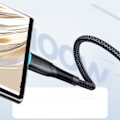 Miniatyrbillede 8 af 9: Starry Series USB-A - USB-C kabel 100W 1m sort