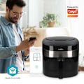 Miniatyrbillede 8 af 9: SmartLife Varmluftfrituregryde | Wi-Fi | 7,2 l | Timer: 240 min | Antal forudindstillede programmer: 8 | Digital | Android™ / IOS | Sort