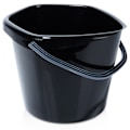 Miniatyrbillede 1 af 8: Sort plastspand 10 l