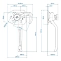 Pikkukuva 2 / 3: Laudan salpa vasen SPP ZB-16L