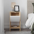 Pikkukuva 3 / 8: Yöpöytä Ema - Sapphire Oak, valkoinen