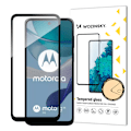 Miniatyrbillede 1 af 9: Holdbart hærdet glas til Motorola G53, fuld skærm, med Full Glue ramme, sort