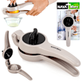 Miniatyrbillede 9 af 9: Manuel citrus juicer med knop MISTY 22,5x7 cm