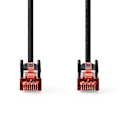 Miniatyrbillede 2 af 2: Kat 6 kabel | RJ45 Han | RJ45 Han | S/FTP | 1.50 m | Runde | LSZH | Sort | Label
