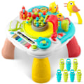 Miniatyrbillede 1 af 9: Multifunktionelt legebord og læringstavle RK-821 fra Ricokids