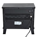 Pikkukuva 7 / 10: Sähkötakka Sähkötakka Takka Seisomatakka Liekkiefektillä 600/1200W, Metalli, Musta, 34X17X31 Cm