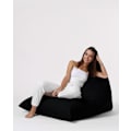 Miniatyrbillede 4 af 9: Garden Bean Bag Pyramid Big Bed Puf - Sort