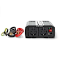 Miniatyrbild 3 av 9: Växelriktare med modifierad sinusvåg | Inspänning: 12 V DC | Enhetens utgångsanslutning: Type F (CEE 7/3) / USB-A | 230 V AC 50 Hz | 1000 W | Toppeffe