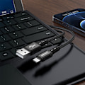 Pikkukuva 6 / 9: MFI-kaapeli iPhonelle USB - Lightning 2.4A 1.2m musta