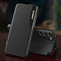 Pikkukuva 5 / 9: Kotelon suojus Samsung S24+:lle läpällä ja jalustalla Eco Leather View Case musta