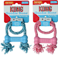 Miniatyrbillede 1 af 6: KONG Puppy Goodie Bone med reb XS EU