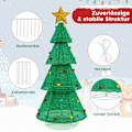 Miniatyrbild 5 av 5: LED konstgjord julgran 190cm upplyst julgran med 200 LED-lampor