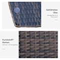 Miniatyrbillede 8 af 10: Balkonmøbelsæt Sædehynde Brun 60X58.5X89.5Cm Foldebar Rattan Bistro Sæt