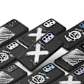 Miniatyrbillede 5 af 8: Holdbart forstærket etui til GALAXY A72 4G ONYX Paint black