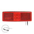 Pikkukuva 2 / 4: Takavalot 12/24V punainen 110x40mm LED