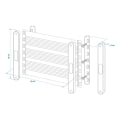 Miniatyrbillede 6 af 7: Opbevaringsnet elastik L 40x26,5cm med plastbeslag