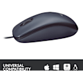 Miniatyrbild 4 av 8: Logitech B100 - mus för affärsbruk, svart