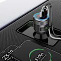 Miniatyrbillede 6 af 8: Bil Audio FM-sender | Fixed | Håndfri opkald | 1 " | Amber skærm | Bluetooth® | PD 18 W / PD 24 W | Hurtig opladning | Bass Boost | Google Assistant /