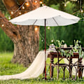 Miniatyrbillede 5 af 8: Brun Parasol Indskruningsholder