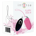 Pikkukuva 6 / 6: Intense - Flippy Ii Vibrating Egg kaukosäätimellä vaaleanpunainen