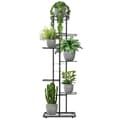 Sort metal blomsterstand med 7 niveauer til potteplanter