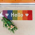 Pikkukuva 2 / 7: Kookos kynsimatto "Hello" sateenkaari