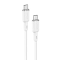 Miniatyrbillede 1 af 9: USB-C kabel 60W 20V 3A 1,2m hvid