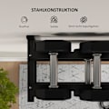 Miniatyrbild 7 av 10: Hantelställ Väggmonterat Hantelställ Med 2 Hyllor, Upp Till 70 Kg, För Vikthållare & Kettlebell