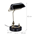 Miniatyrbillede 4 af 9: Sort banker lampe