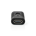 Miniatyrbild 2 av 5: USB-C™ Adapter | USB 3.2 Gen 2 | USB-C™ Hona | USB-C™ Hona | 4K@60Hz | 10 Gbps | Rund | Nickelplaterad | Svart | Kuvert