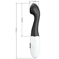 Miniatyrbillede 8 af 11: Pretty Love - Charles G-Spot Vibrator 30 Modes Sort