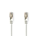 Pikkukuva 1 / 3: CAT5e verkkokaapeli | SF/UTP | RJ45 Uros | RJ45 Uros | 5,00 m | Pyöreä | PVC | Valkoinen | Läpipainopakkaus
