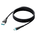 Miniatyrbillede 3 af 9: Starry Series USB-A - USB-C kabel 100W 1m sort