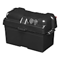 Miniatyrbillede 2 af 7: Batteriboks 35x18x20cm 2x USB - 1x 12V stikkontakt - Voltmeter