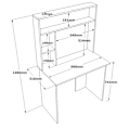Miniatyrbillede 5 af 5: Studiebord Br2-Aw