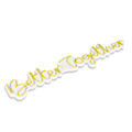 Miniatyrbillede 6 af 9: Dekorativ Plast Led Belysning Better Together - Gul