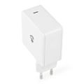 Miniatyrbild 1 av 6: Väggladdare | 100 W | GaN | Snabbladdnings funktion | 3.0 / 5.0 A | Antal utgångar: 1 | USB-C™ | Automatiskt val av Spänning