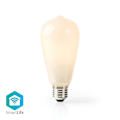 Miniatyrbillede 1 af 6: SmartLife LED Glødepære | Wi-Fi | E27 | 500 lm | 5 W | Varm Hvid | 2700 K | Glas | Android™ / IOS | ST64 | 1 stk.