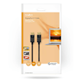 Miniatyrbillede 3 af 3: Displayport kabel | DisplayPort Han | DisplayPort Han | 8K@60Hz | Guldplateret | 2.00 m | Runde | PVC | Sort | Box