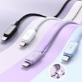 Pikkukuva 9 / 9: Kaapeli iPhone Lightningille - USB 2.4A 1.2m musta