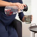 Miniatyrbillede 3 af 6: Cylindrisk glaskaraffel 1 l