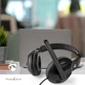 Miniatyrbild 2 av 9: PC headset | Over-Ear | Stereo | USB Type-A / USB Type-C™ | Vikbara Mikrofon | Svart
