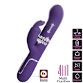 Pikkukuva 2 / 11: Pretty Love - Coale Rabbit Vibrator 4 In 1 Purple