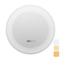 Miniatyrbillede 1 af 5: Ø 60 cm LED badeværelsesspejl med 3-farve lys & touch switch kosmetikspejl
